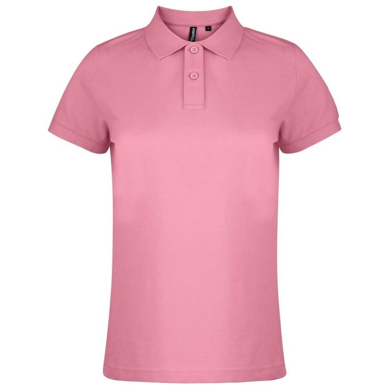 Asquith & Fox - PoloShirt, Kurzarm, für Damen, Pink, Größe M von Asquith & Fox