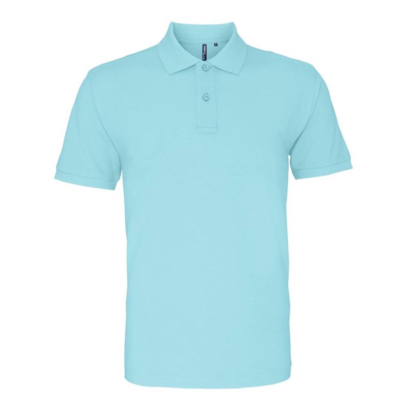 Poloshirt, Kurzarm Herren Blau S von Asquith & Fox