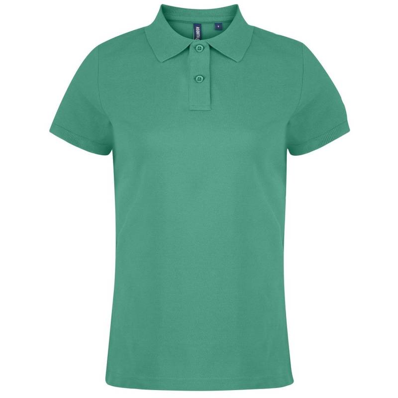 Asquith & Fox - PoloShirt, Kurzarm, für Damen, Grün, Größe XL von Asquith & Fox