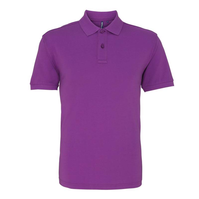 Poloshirt, Kurzarm Herren Orchidee XL von Asquith & Fox