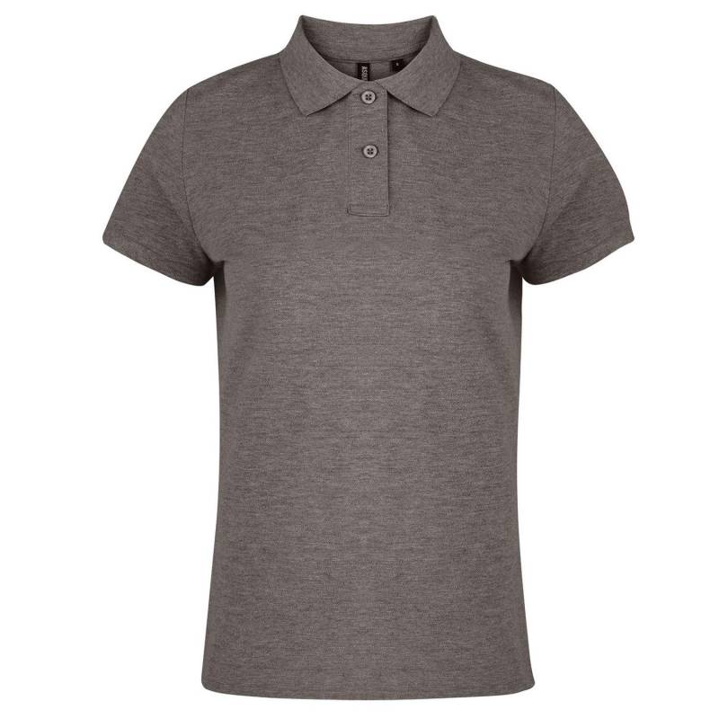 Poloshirt, Kurzarm Damen Charcoal Black XS von Asquith & Fox