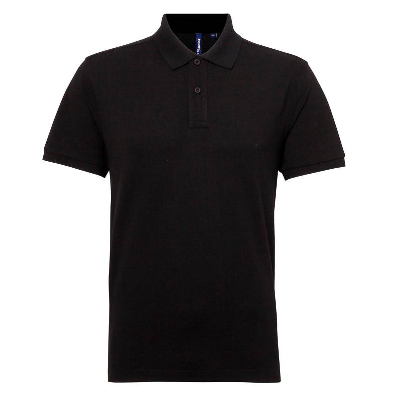 Asquith & Fox - Asquith&Fox Poloshirt, für Herren, Schwarz, Größe L von Asquith & Fox