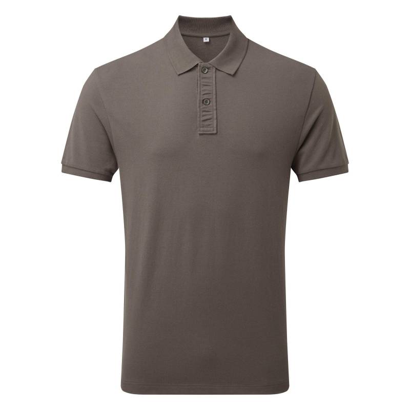 Infinity Poloshirt Herren Schiefergrau L von Asquith & Fox