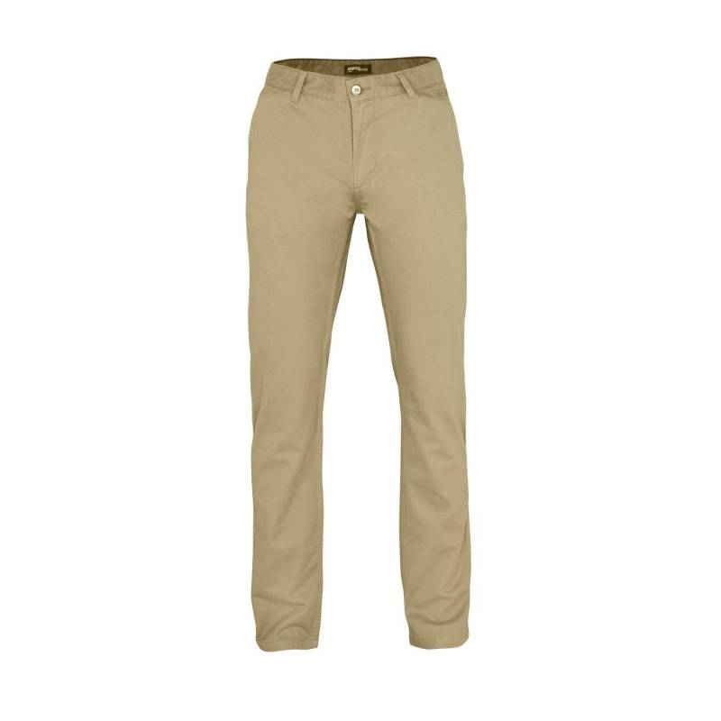 Klassik Hose Chinos Herren Khaki XL von Asquith & Fox