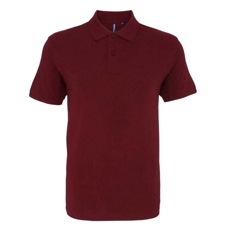 Asquith & Fox - PoloShirt, Kurzarm, für Herren, Weinrot, Größe 3XL von Asquith & Fox