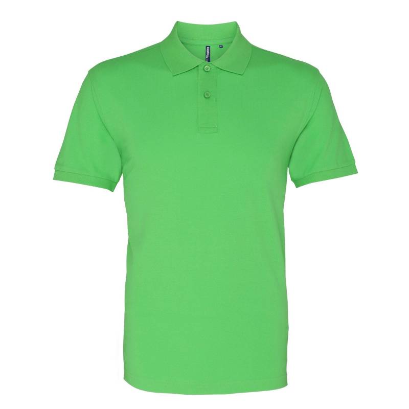 Poloshirt, Kurzarm Herren Limone L von Asquith & Fox