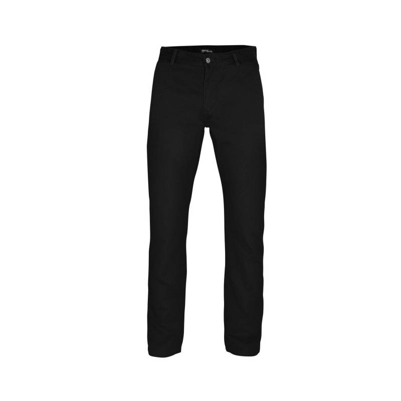 Klassik Hose Chinos Herren Schwarz L von Asquith & Fox