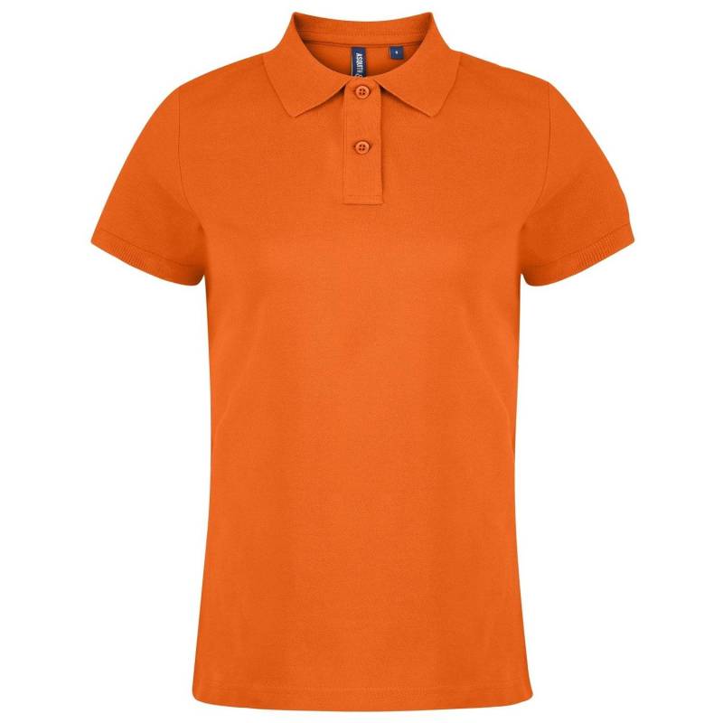 Polo Shirt Damen Orange L von Asquith & Fox