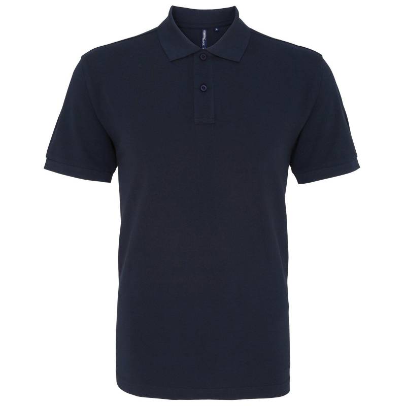 Poloshirt, Kurzarm Herren Marine L von Asquith & Fox