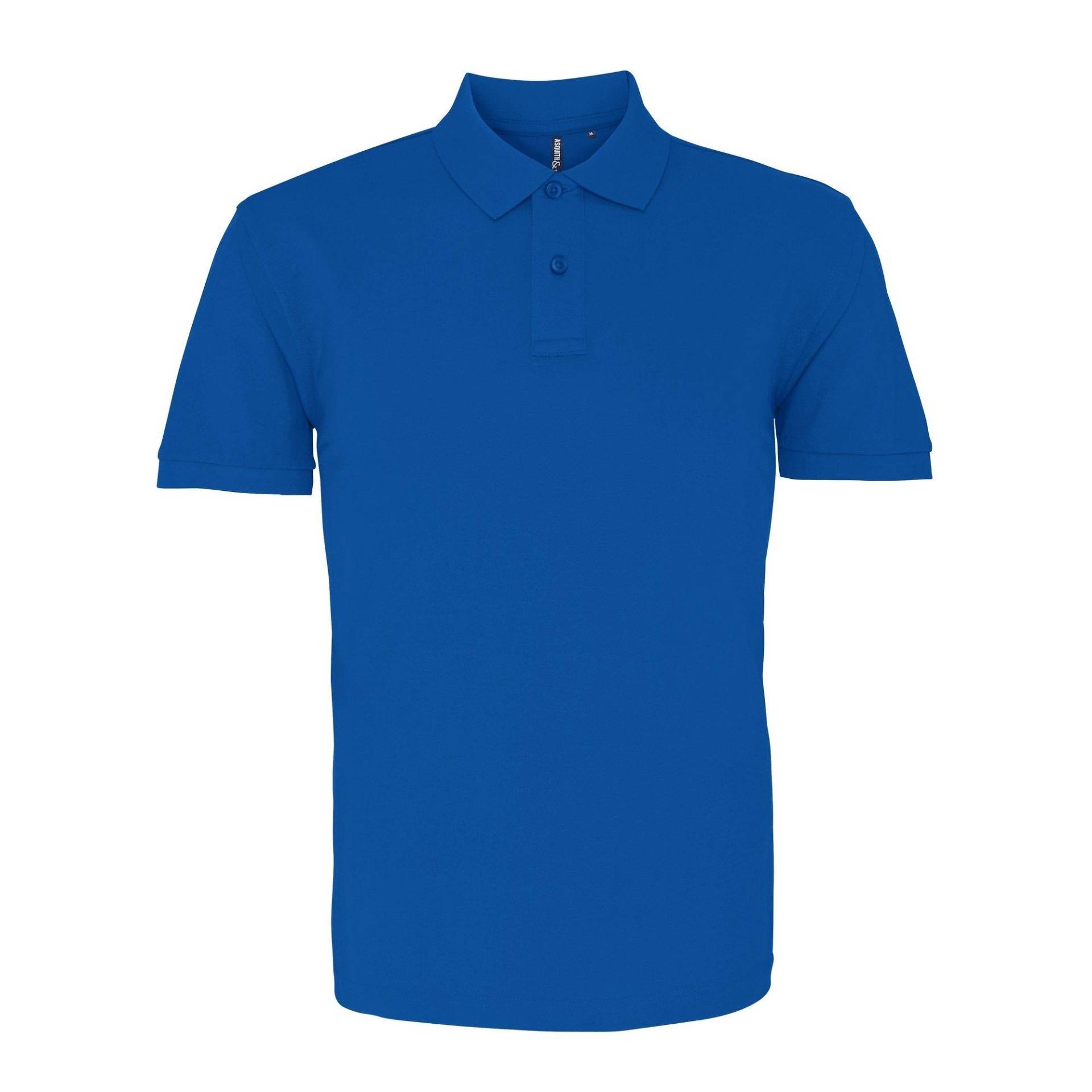 Poloshirt, Kurzarm Herren Königsblau M von Asquith & Fox