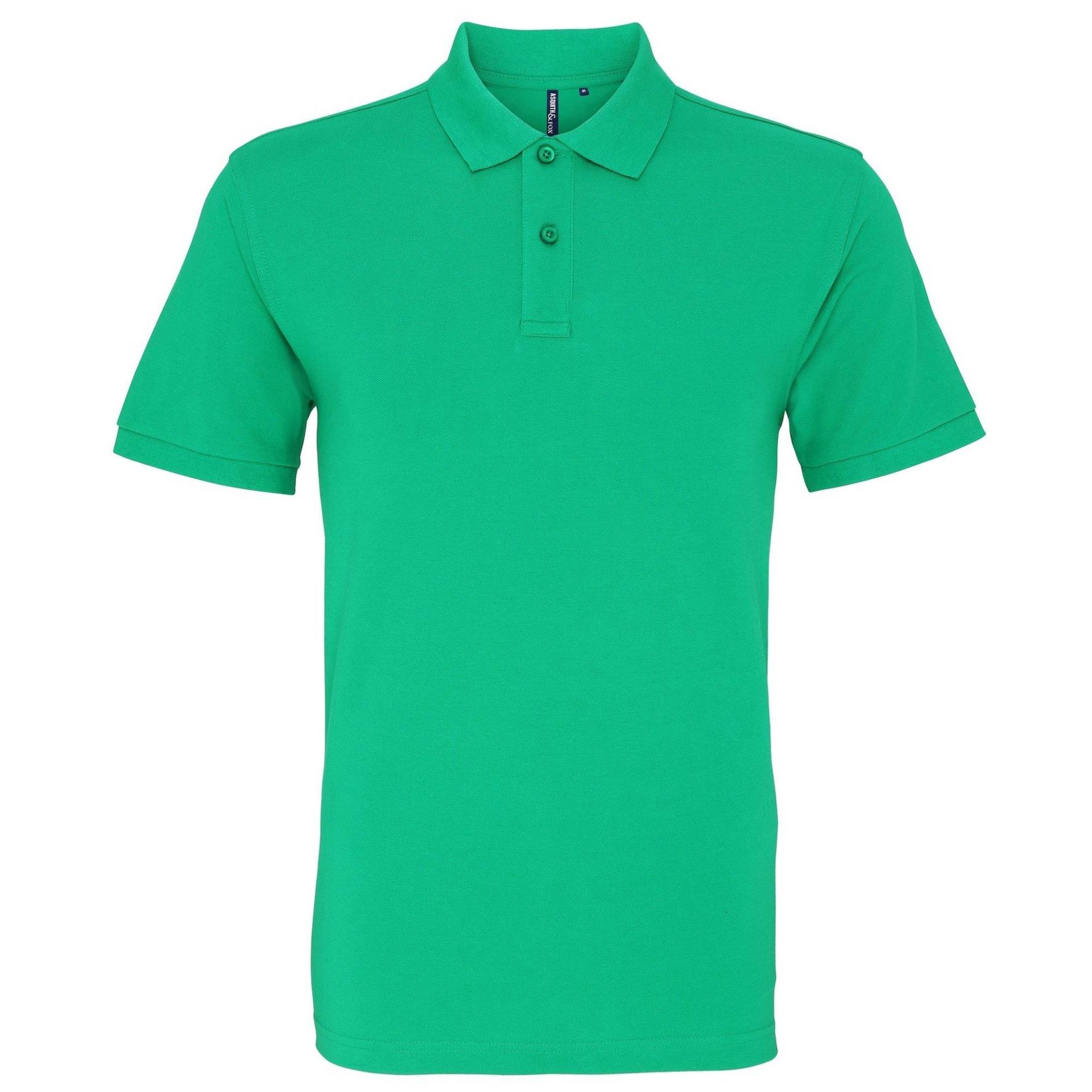 Poloshirt, Kurzarm Herren Grün M von Asquith & Fox