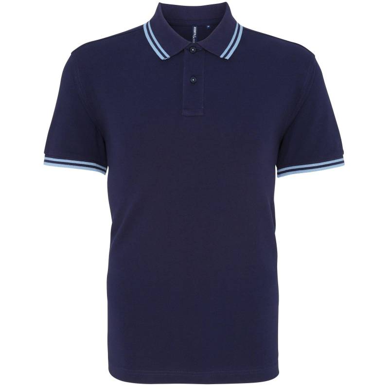 Poloshirt, Kurzärmlig Herren Marine S von Asquith & Fox