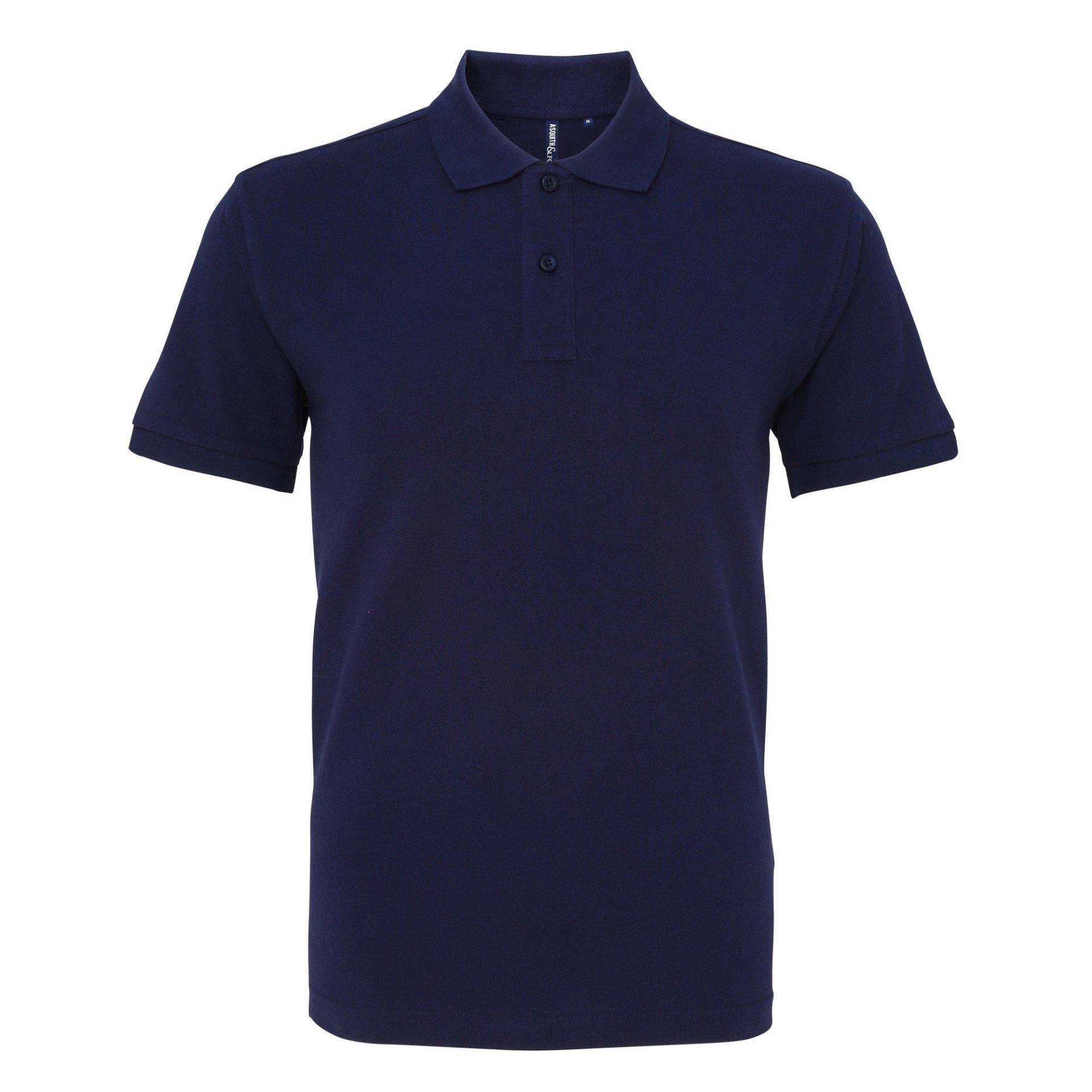 Asquith & Fox - Poloshirt, aus biologischem Anbau, für Herren, Marine, Größe L von Asquith & Fox