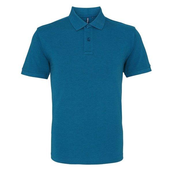 Poloshirt, Kurzarm Herren Blau Bunt XXL von Asquith & Fox