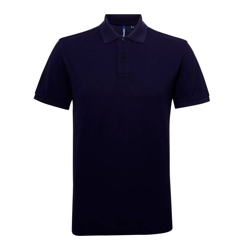 Short Sleeve Performance Formel-polo-hemd Herren Marine L von Asquith & Fox