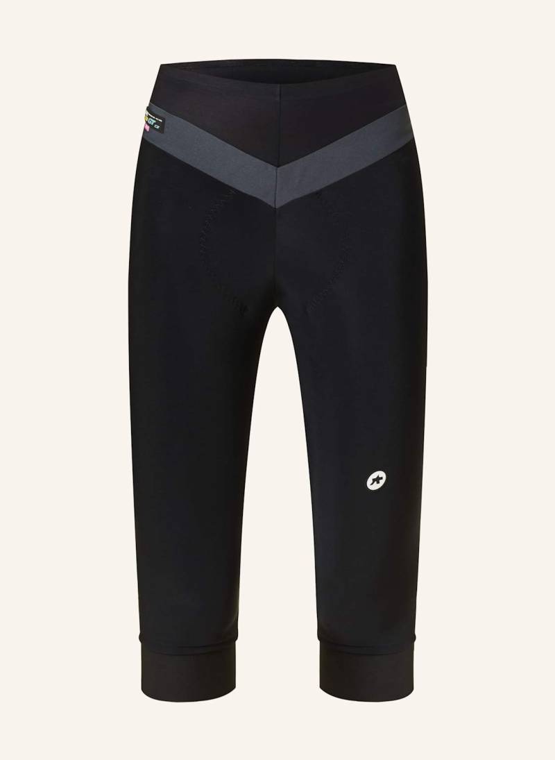 Assos Radhose Uma Gt Spring Fall Half Knickers c2 Mit Gepolstertem Einsatz schwarz von Assos