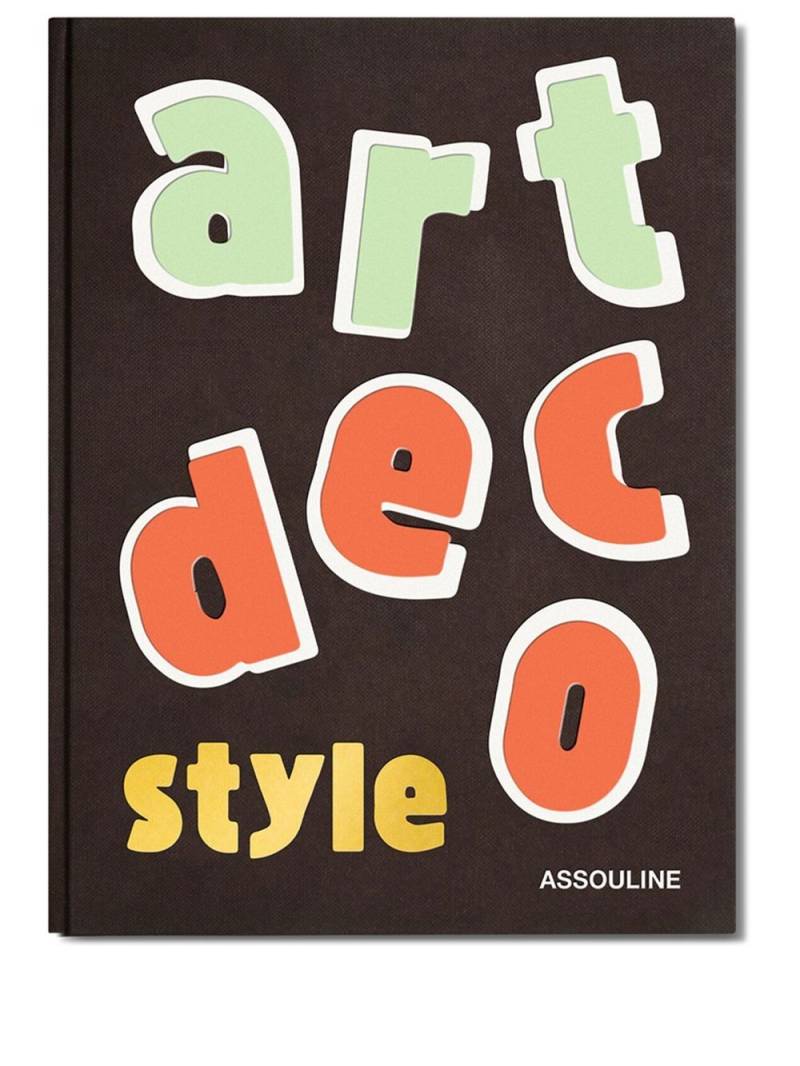 Assouline Art Deco Style book - Black von Assouline