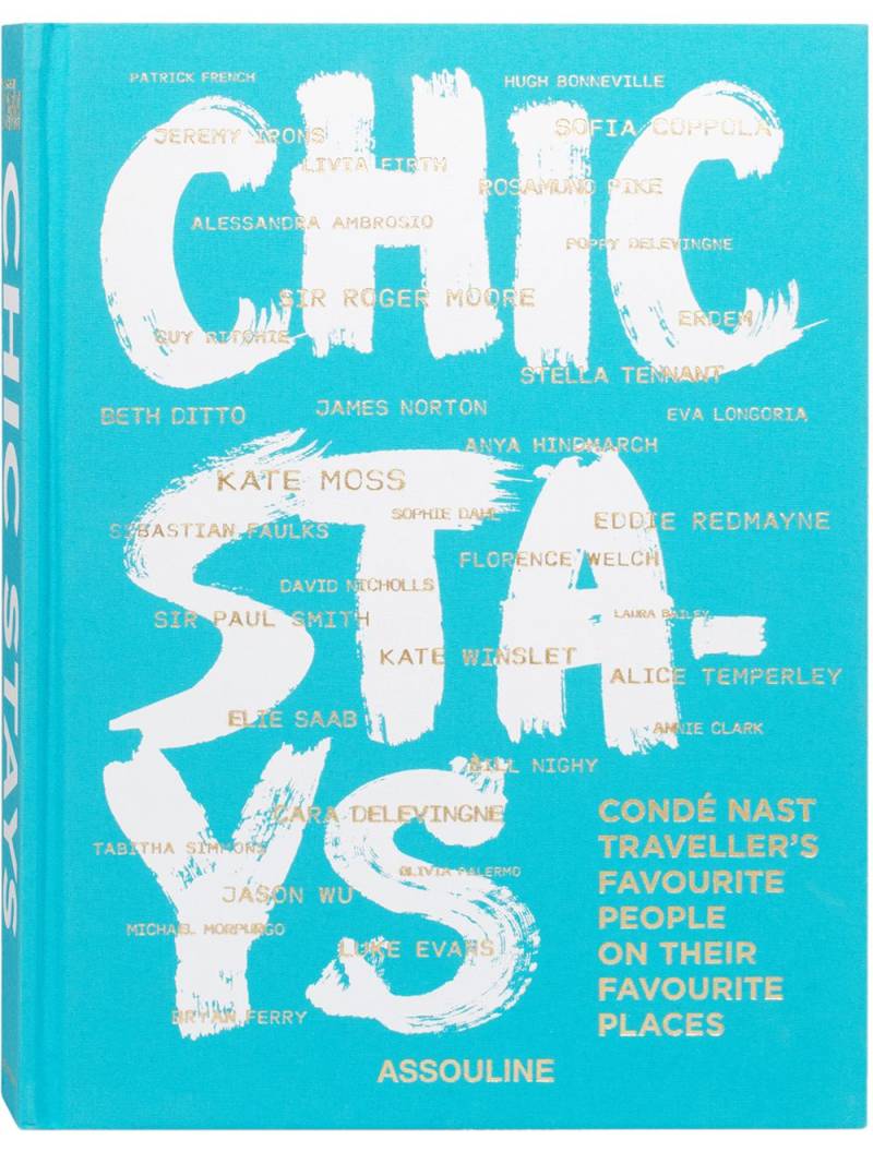 Assouline Chic Stays book - Blue von Assouline