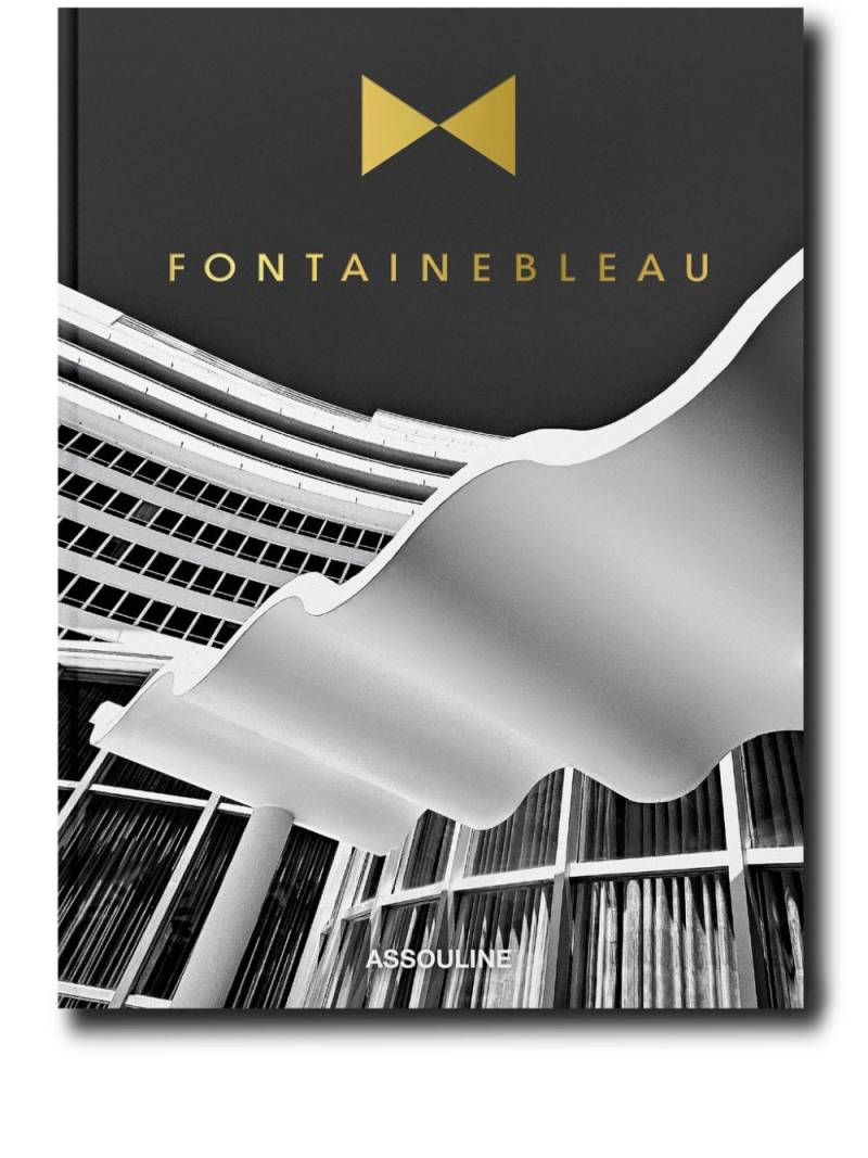 Assouline Fontainebleau by Stephen Wallis hardcover book - Grey von Assouline