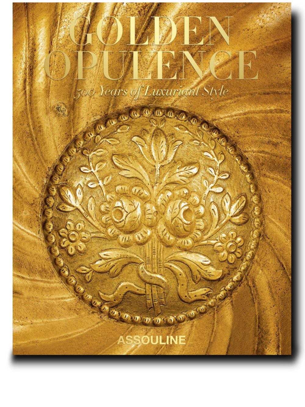 Assouline Golden Opulence: 500 Years of Luxuriant Style silk book von Assouline