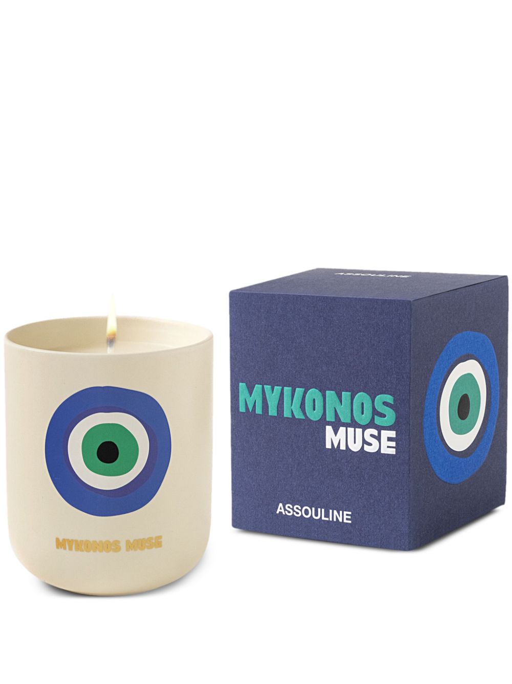 Assouline Mykonos Muse - Travel from Home candle (319g) - Neutrals von Assouline