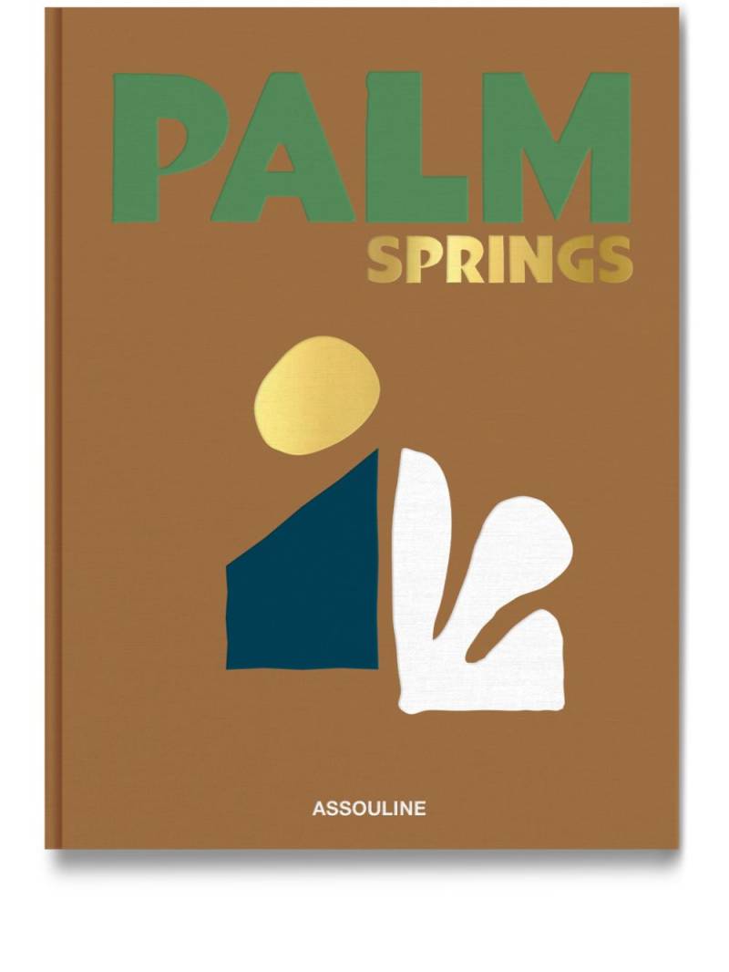 Assouline Palm Springs by Sheila Hamilton hardcover book - Brown von Assouline