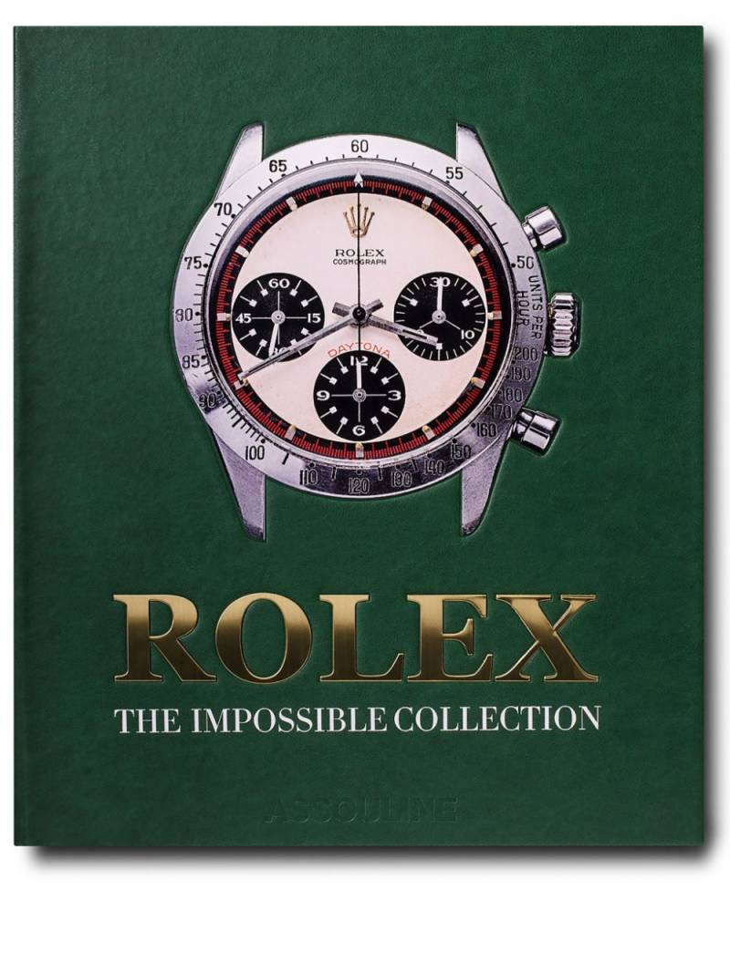 Assouline Rolex: The Impossible Collection by Fabienne Reybaud hardcover book - Green von Assouline