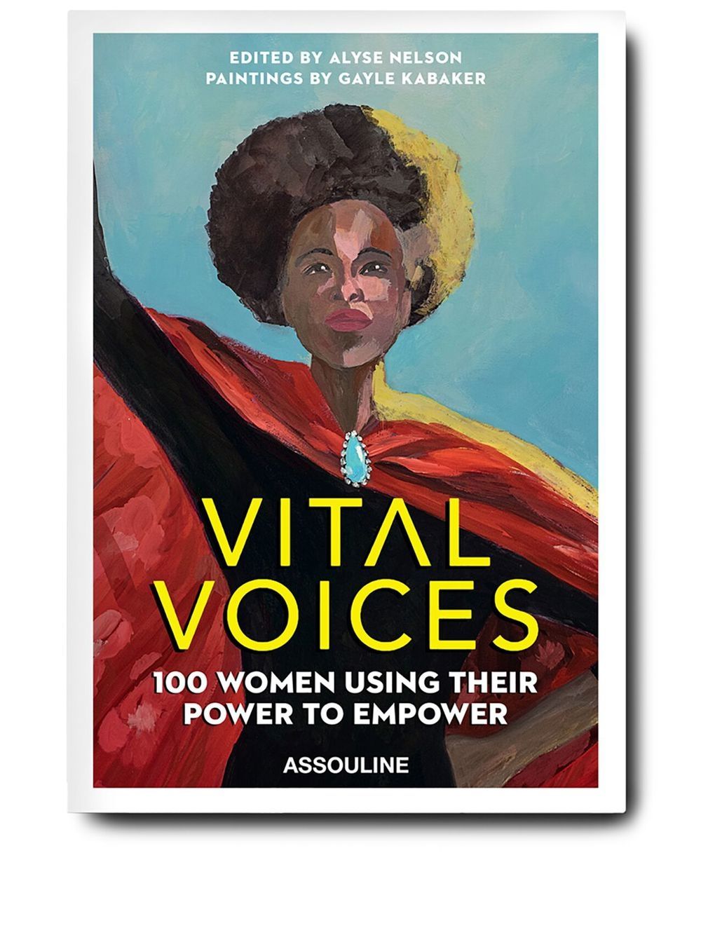 Assouline Vital Voices: 100 Women Using Their Power to Empower book - Blue von Assouline