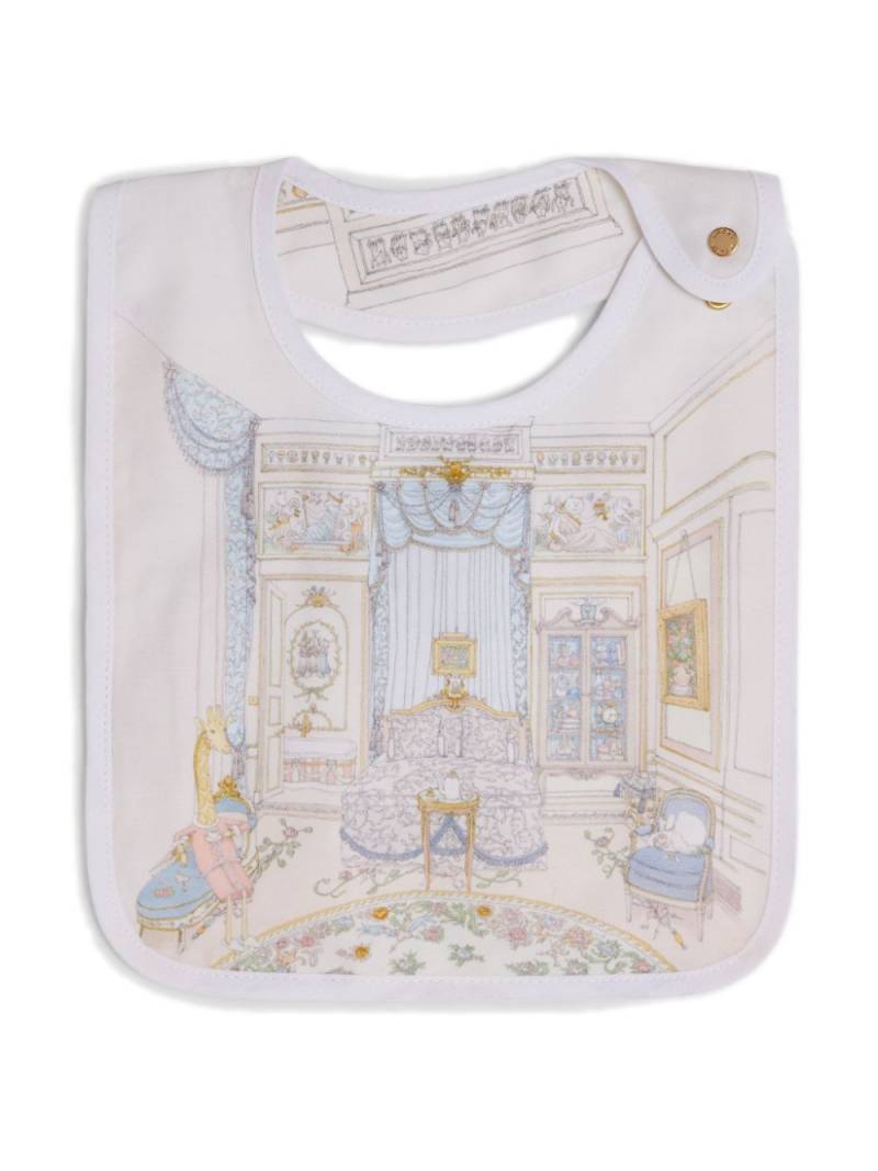 Atelier Choux French Bedroom organic cotton bib - White von Atelier Choux