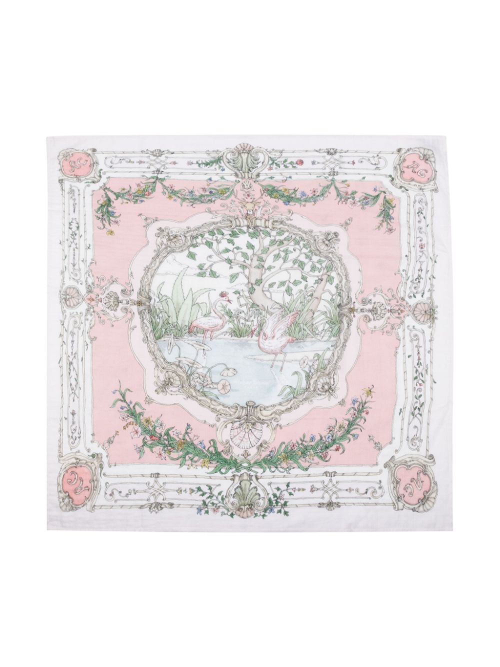 Atelier Choux Tapestry organic cotton blanket - Pink von Atelier Choux