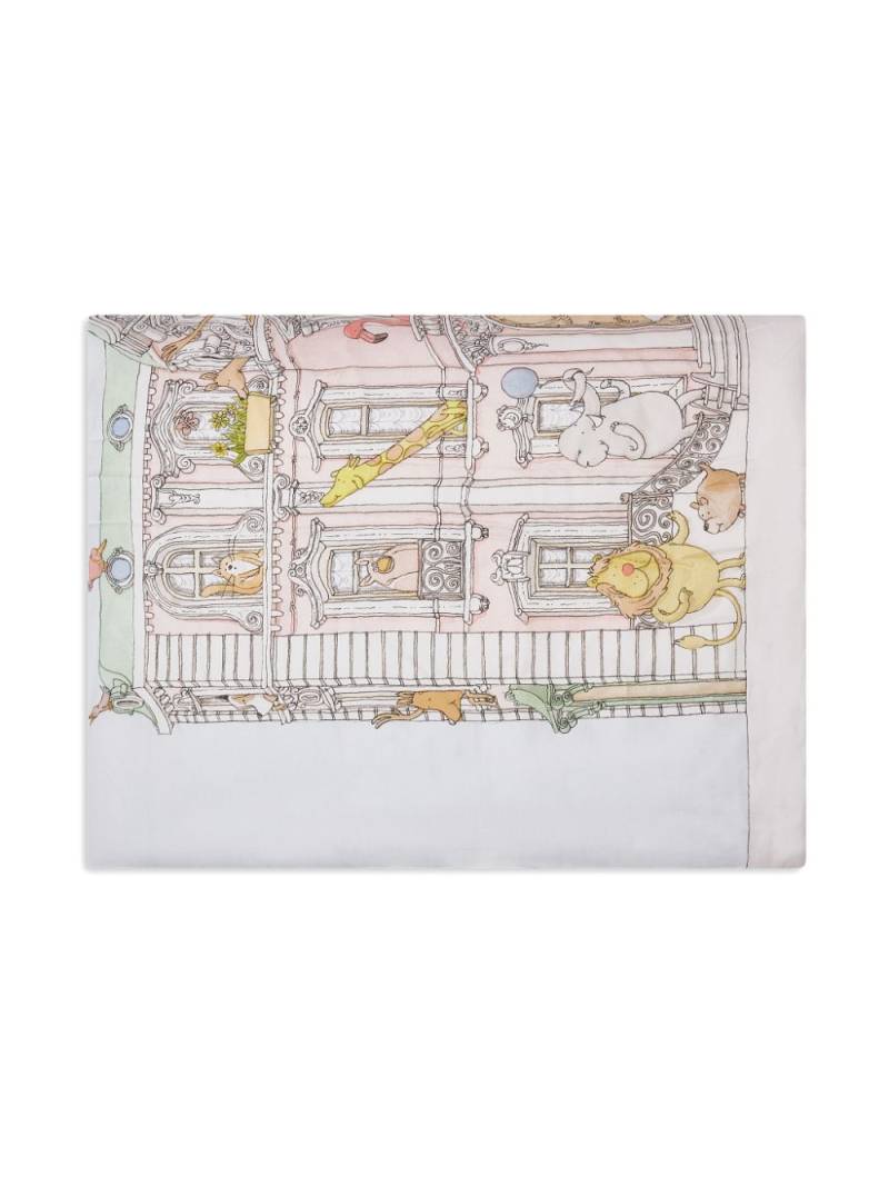 Atelier Choux embroidered-motif blanket - White von Atelier Choux