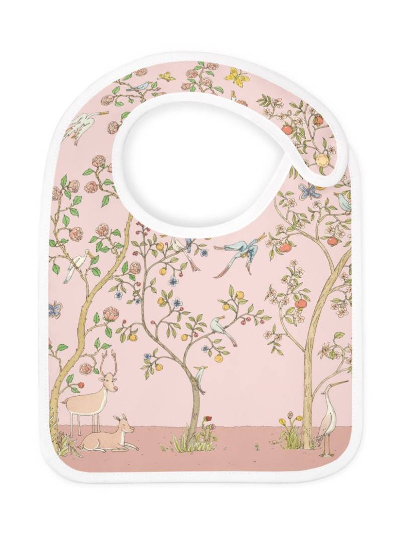 Atelier Choux floral-print bib - Pink von Atelier Choux