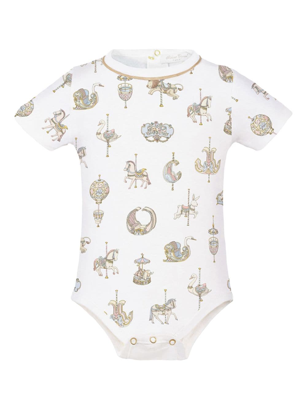 Atelier Choux graphic-print body - White von Atelier Choux