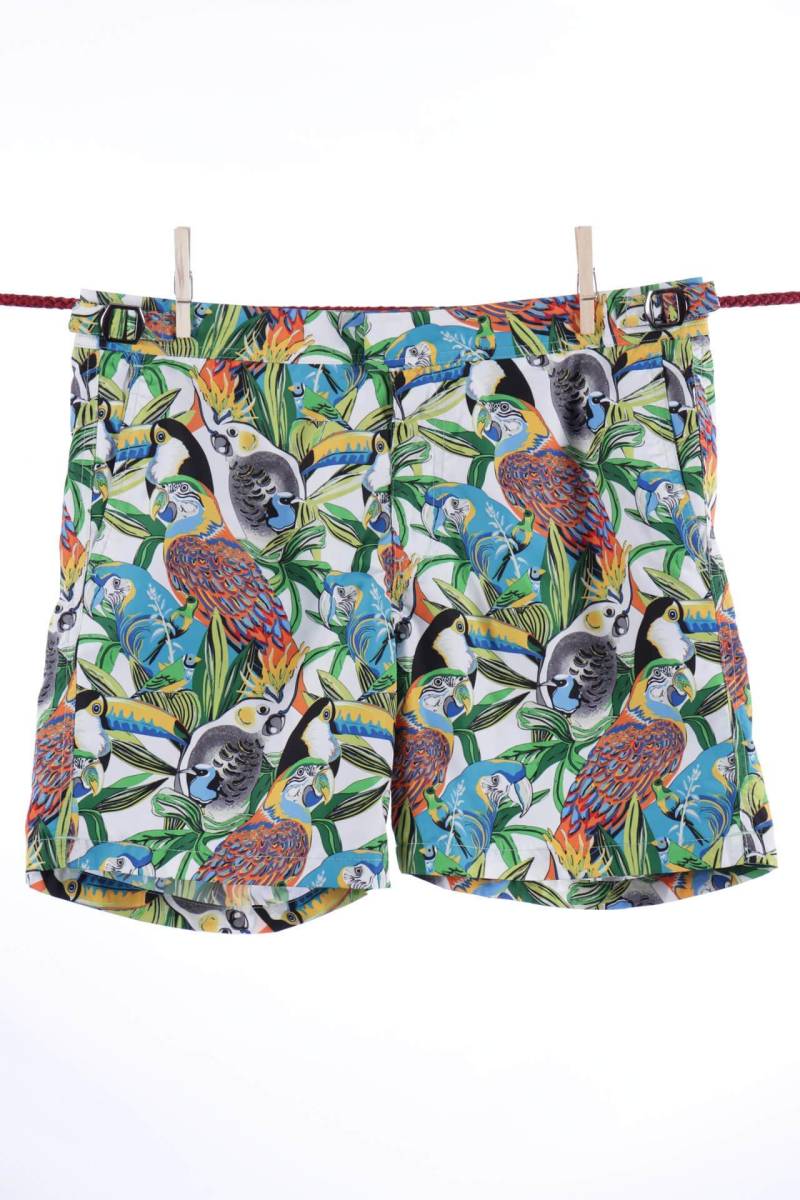 Aviary Badeshorts - Modell Formentera Herren Beige M von Atelier F&B