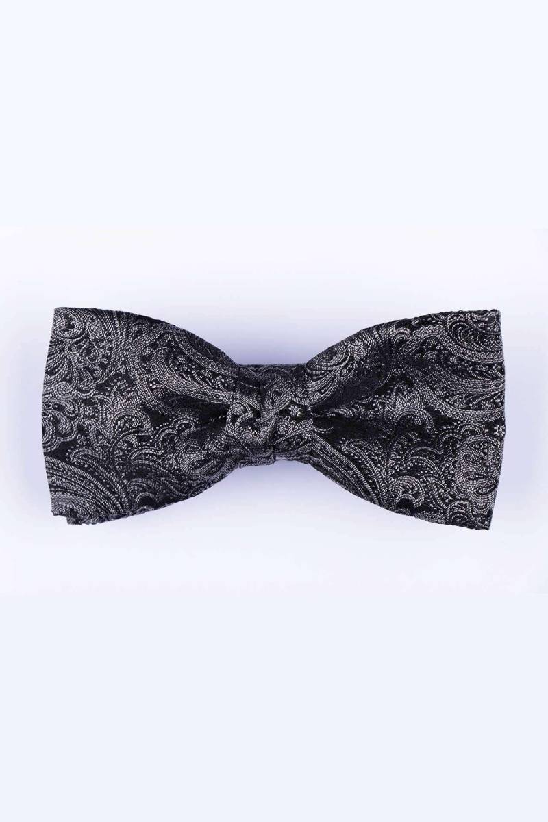 Geknotete Zeremonielle Fliege Mit Paisley-motiven Herren Schwarz ONE SIZE von Atelier F&B