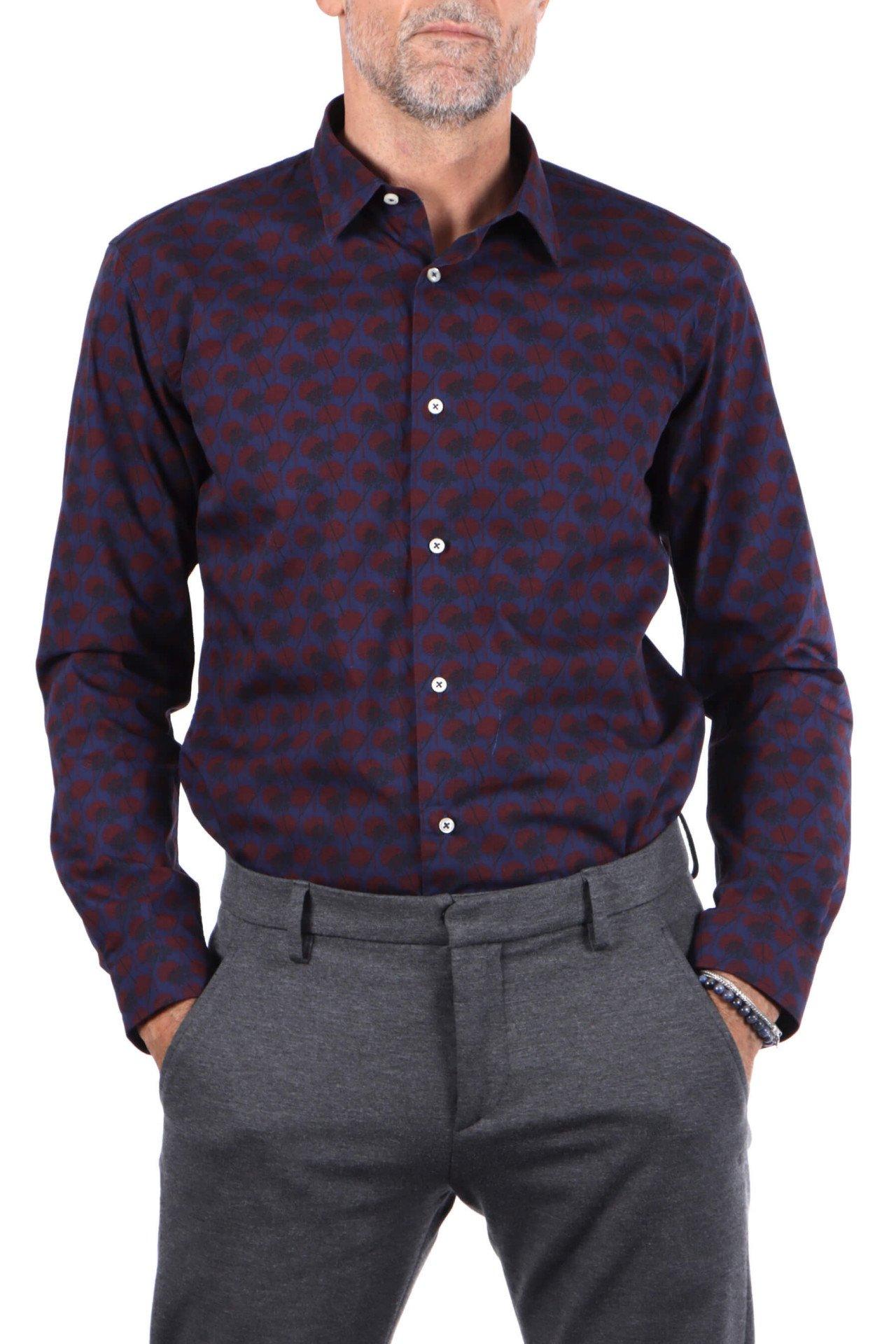 Pappus-shirt Herren Bordeaux M von Atelier F&B