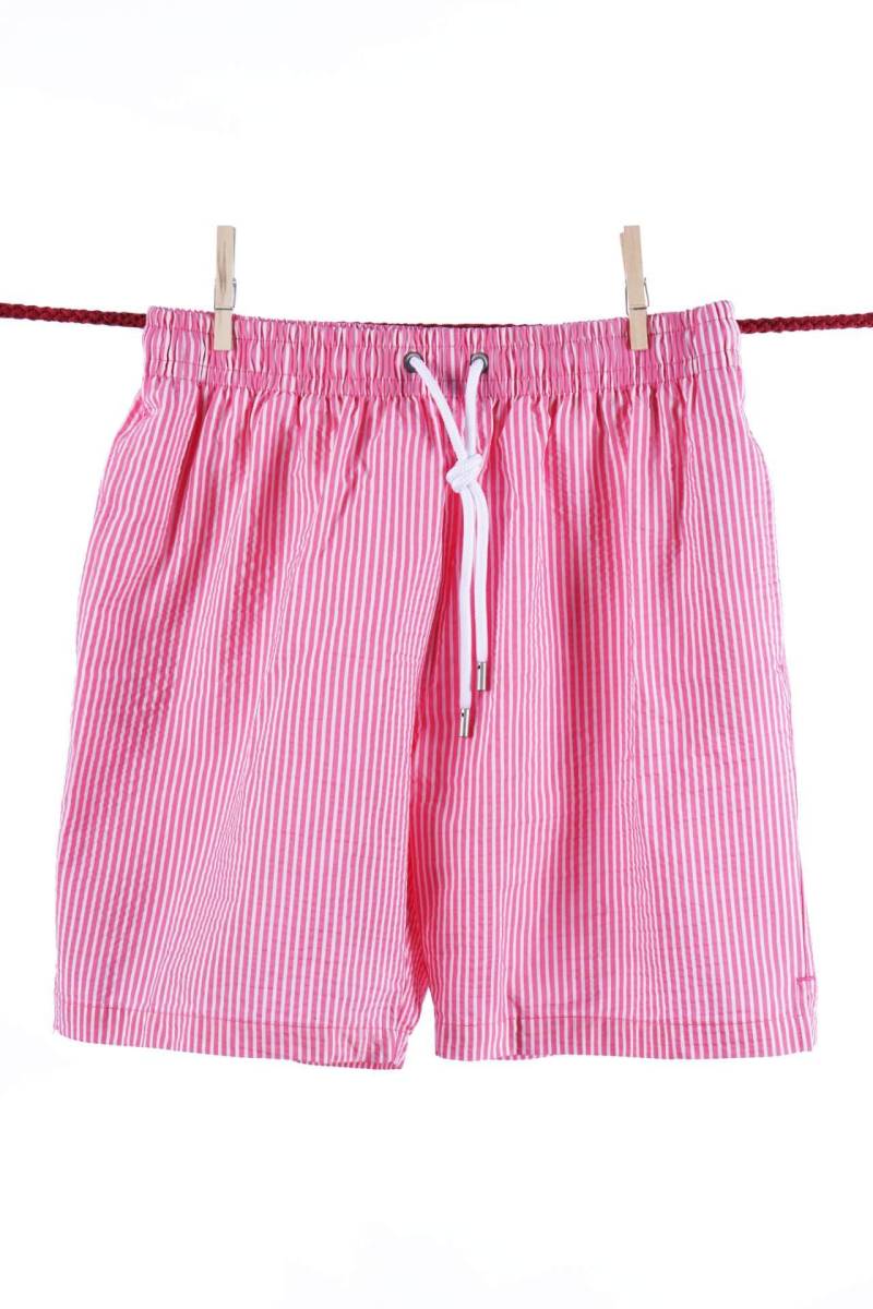 Süße Mille-raies-shorts - Ibiza-modell Herren Rosa S von Atelier F&B