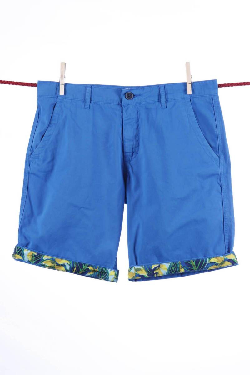 Dschungel-bermudashorts Herren Blau S von Atelier F&B