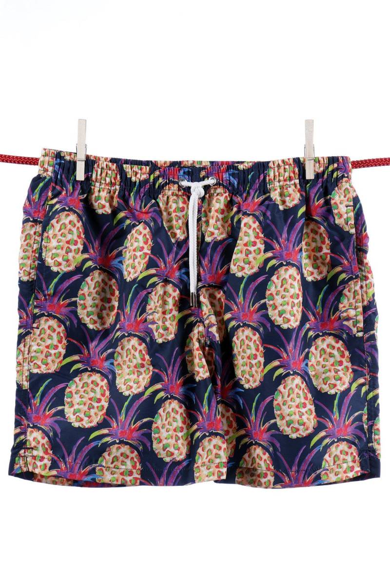 Ananas-badeshorts - Ibiza-modell Herren Blau S von Atelier F&B