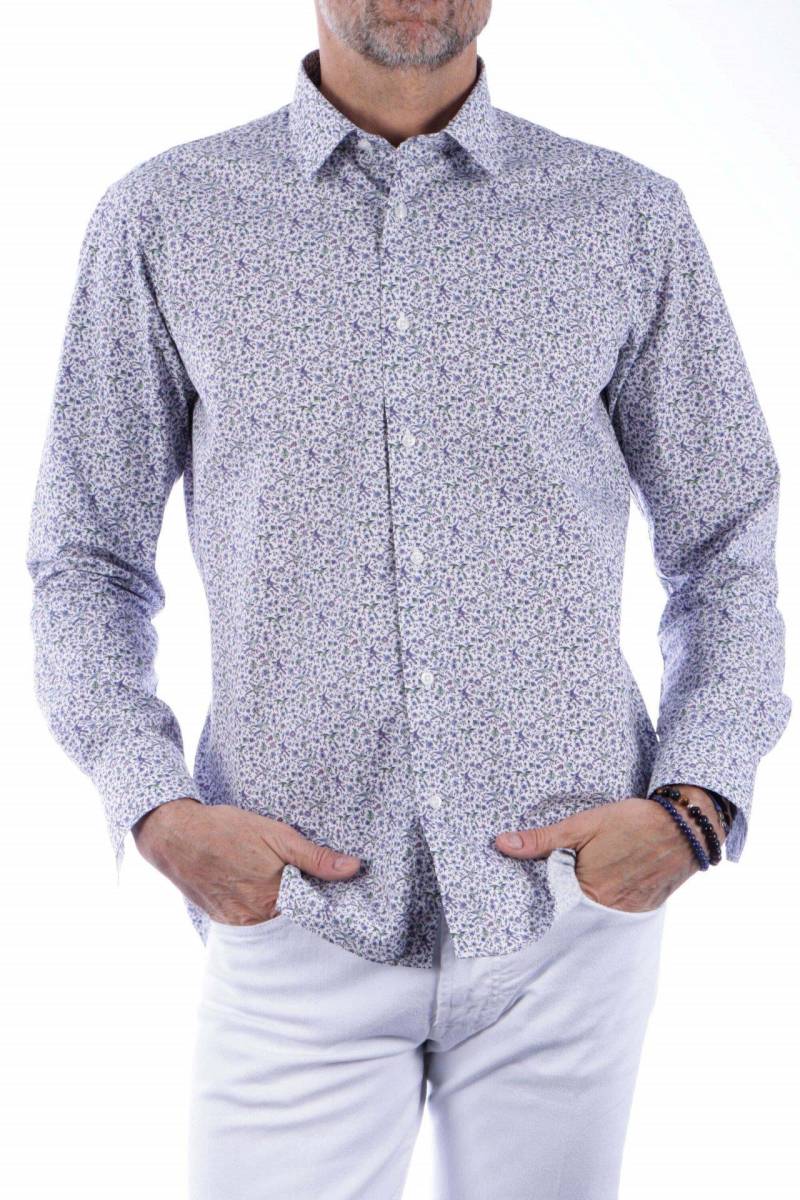 Hemd Mit Liberty-print Herren Blau XL von Atelier F&B