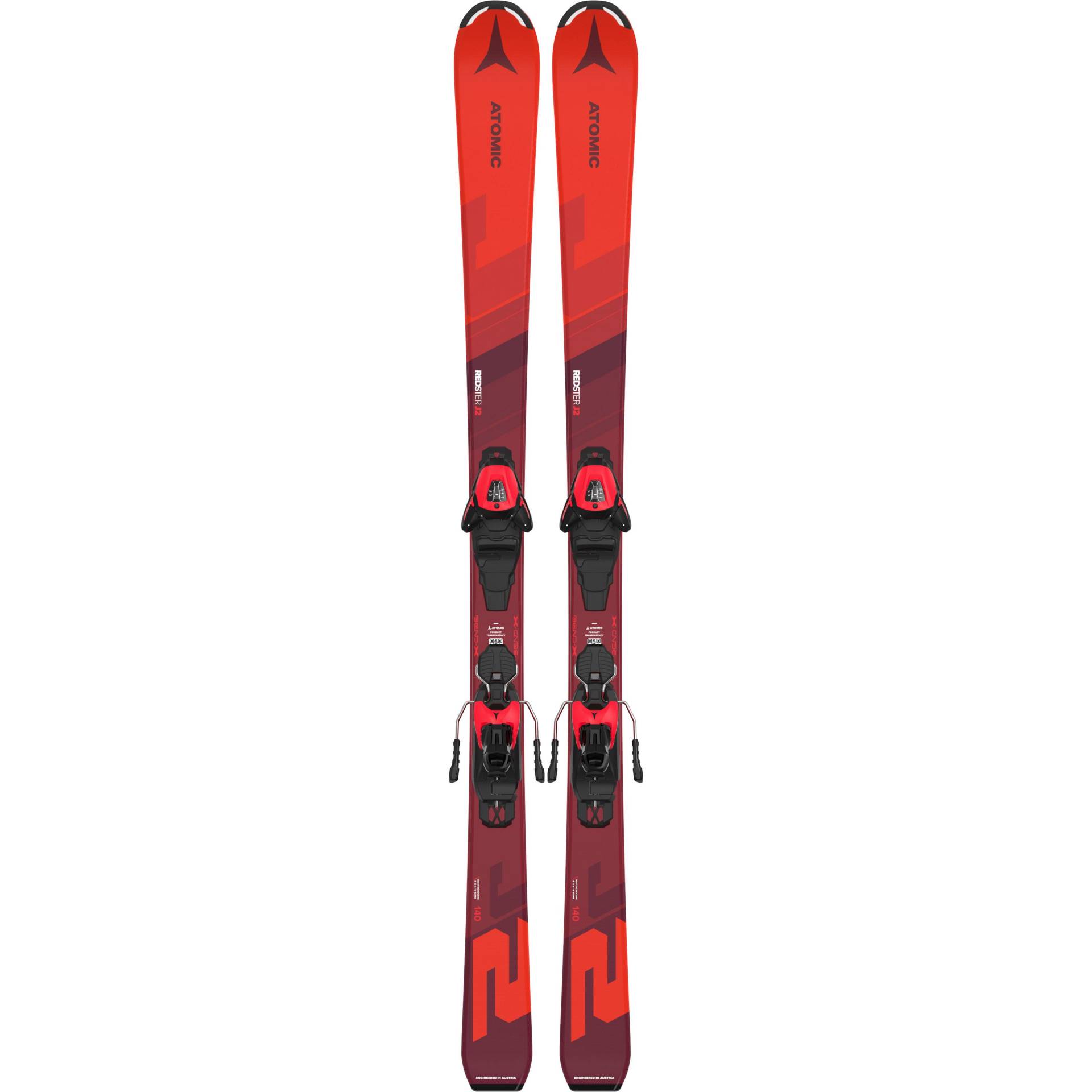 ATOMIC REDSTER J2 130-150 + L 6 GW 24/25 Carving Ski Kinder von Atomic