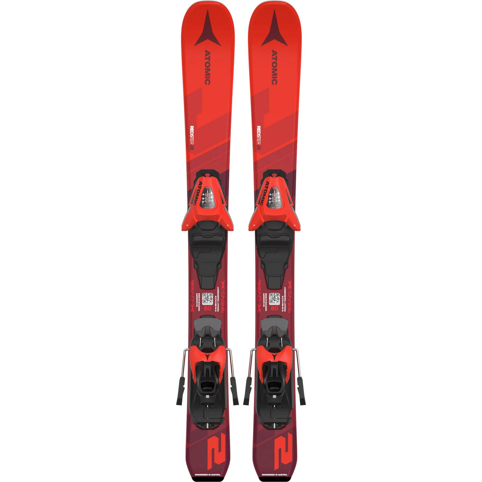 ATOMIC REDSTER J2 70-90 + C 5 GW 24/25 Carving Ski Kinder von Atomic