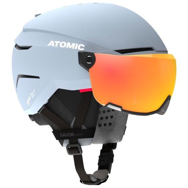 Atomic - Savor AMID Visor HD - Skihelm Gr 55-59 cm;59-63 cm lila;weiß von Atomic