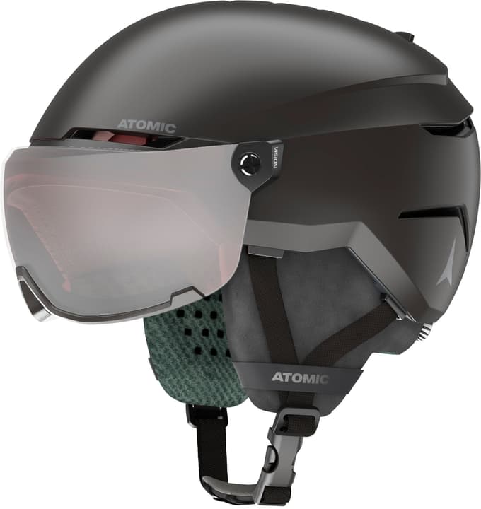 Atomic Savor Visor JR Skihelm schwarz von Atomic