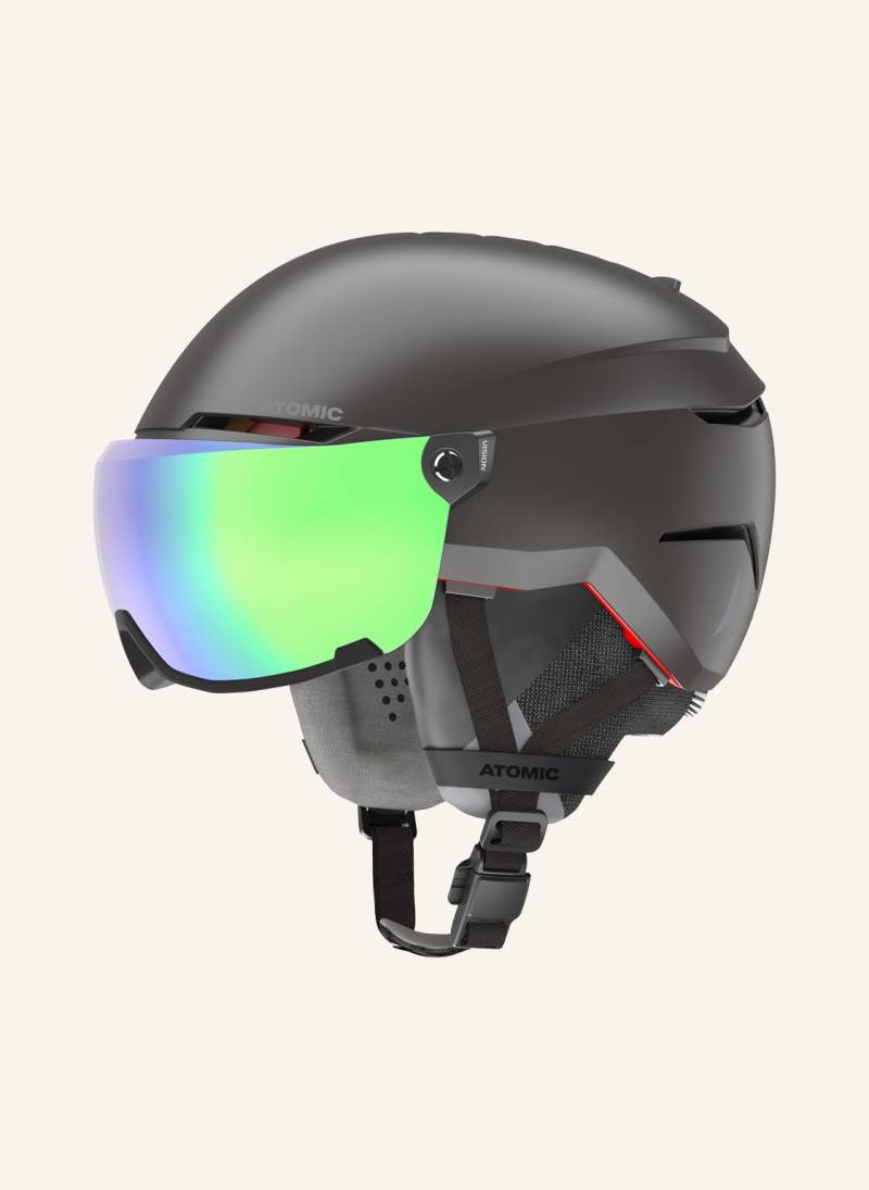 Atomic Skihelm Atomic Savor Amid Visor Hd schwarz von Atomic