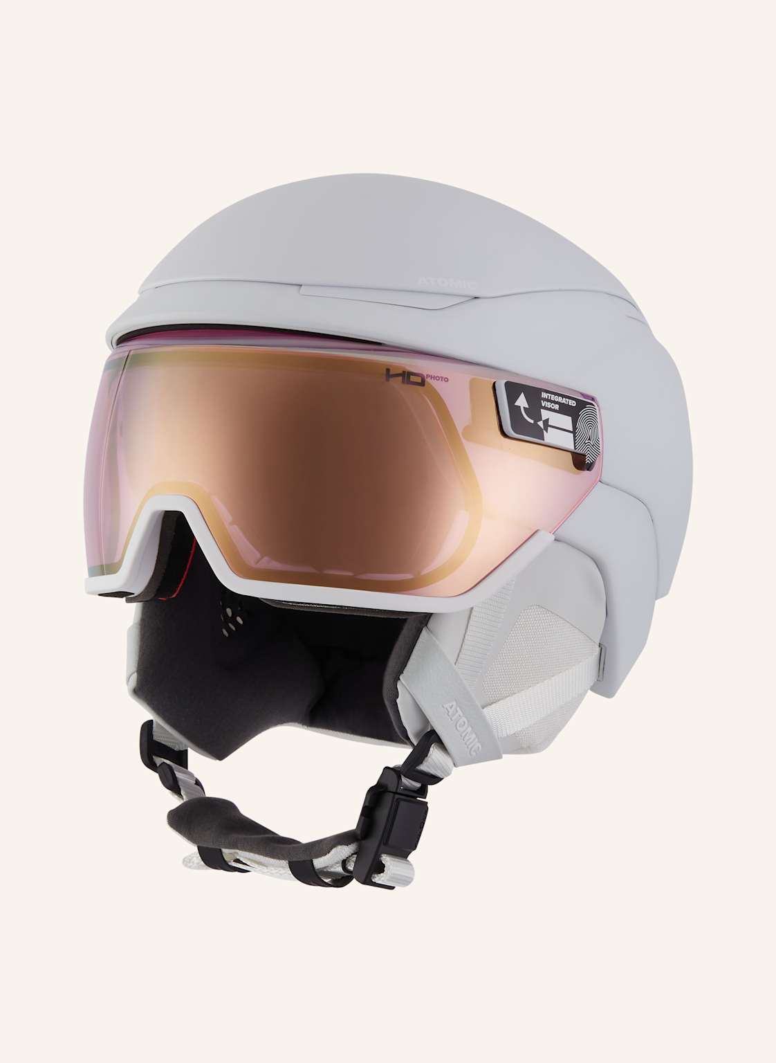 Atomic Skihelm Revent Gt Amid Visor Hd Photo weiss von Atomic