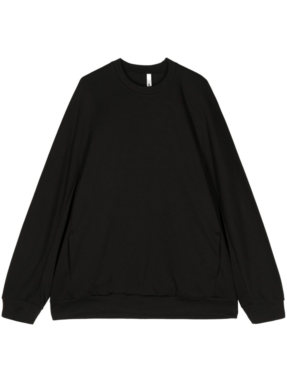 Attachment cotton-blend crew-neck sweatshirt - Black von Attachment