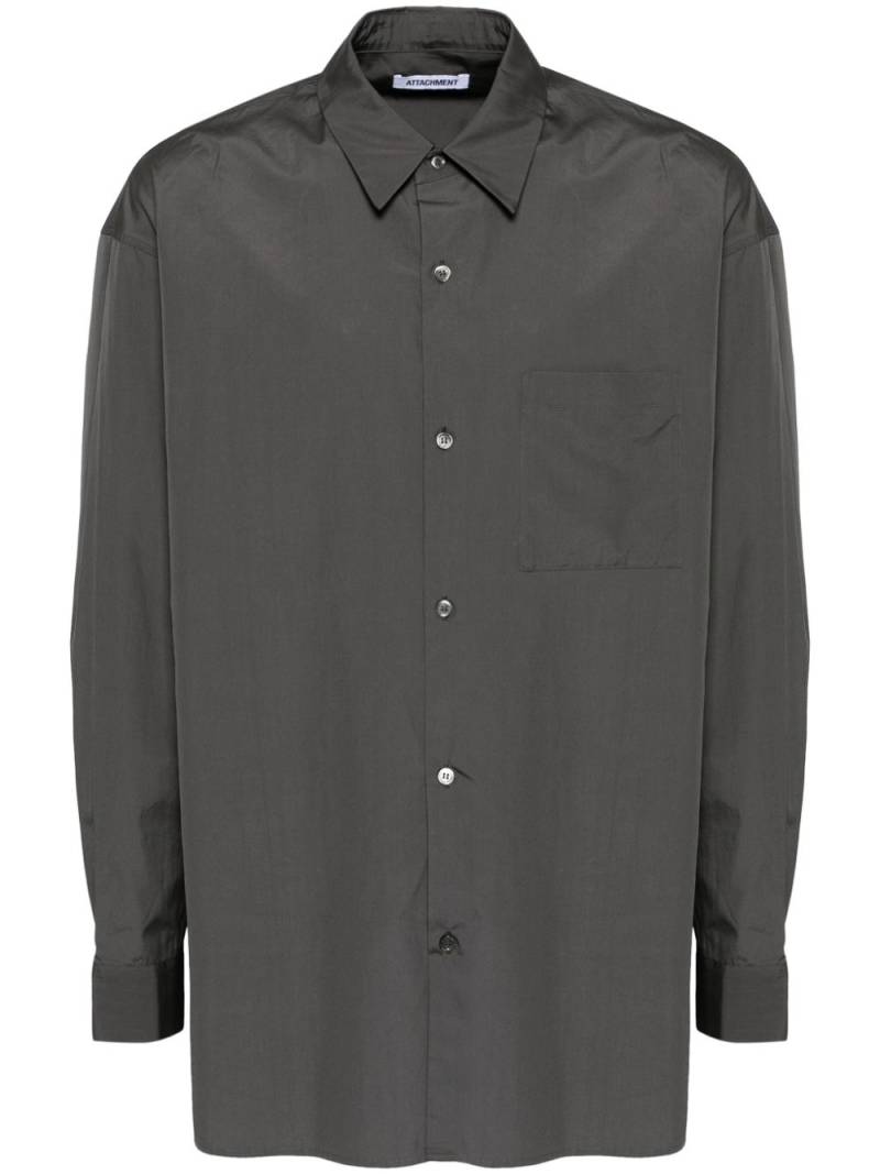 Attachment cotton shirt - Grey von Attachment