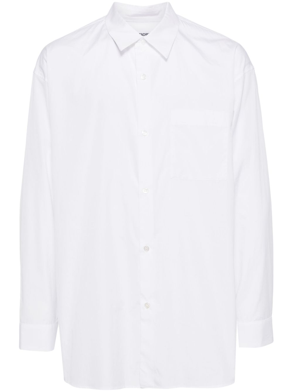 Attachment cotton shirt - White von Attachment