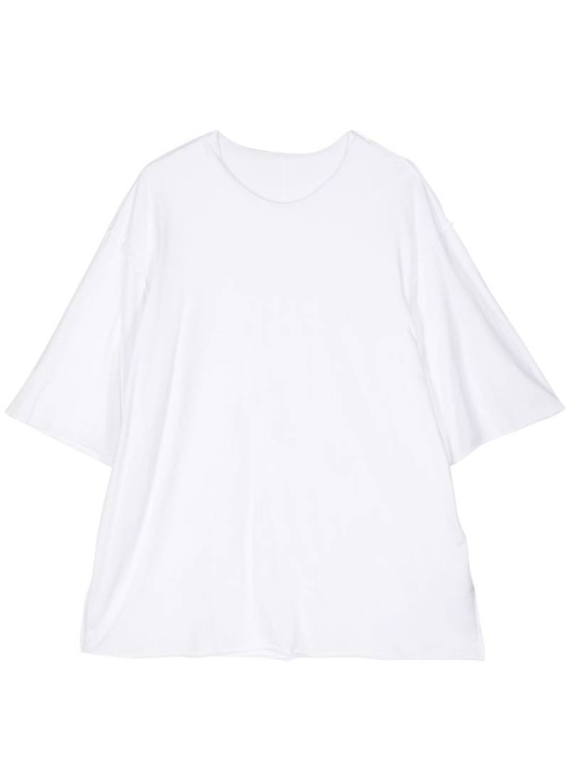 Attachment crew-neck cotton T-shirt - White von Attachment